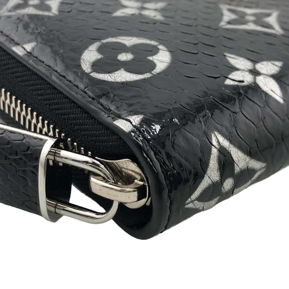 Louis Vuitton Zippy Python Long Wallet Black - image 3